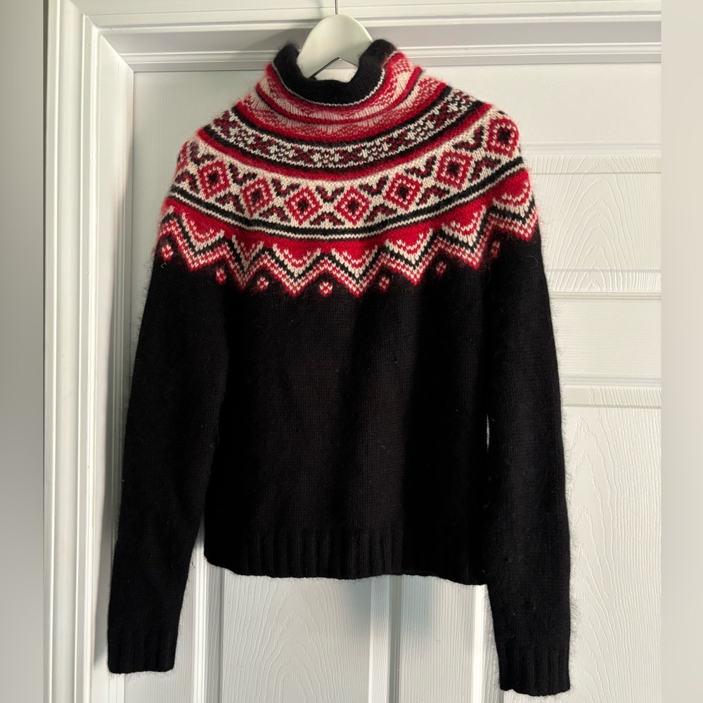 Women’s Lauren Ralph Lauren Angora Wool Blend Sweater Size Medium